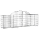 Íves horganyzott vas gabion kosár 200x30x60/80 cm 2