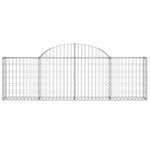 Íves horganyzott vas gabion kosár 200x30x60/80 cm 3