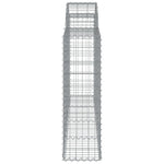 Íves horganyzott vas gabion kosár 200x30x100/120 cm 4
