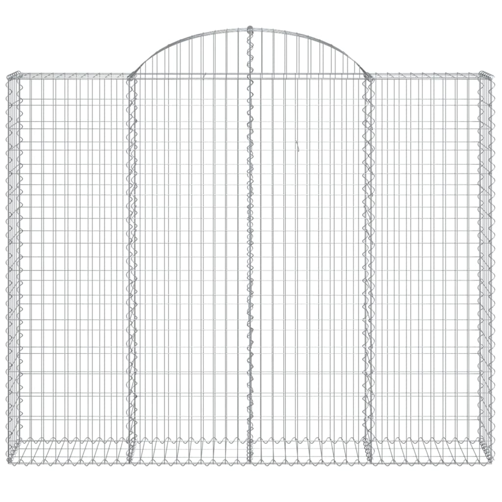 Íves horganyzott vas gabion kosár 200x30x160/180 cm 3