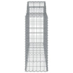 Íves horganyzott vas gabion kosár 200x50x100/120 cm 4