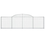 Íves horganyzott vas gabion kosár 300 x 30 x 80/100 cm 3