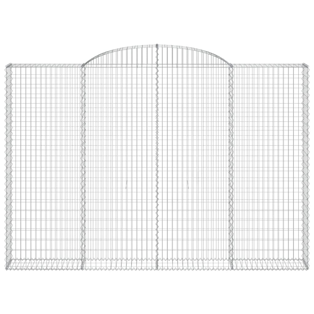 Íves horganyzott vas gabion kosár 300 x 30 x 200/220 cm 3