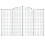 Íves horganyzott vas gabion kosár 300 x 50 x 180/200 cm 3
