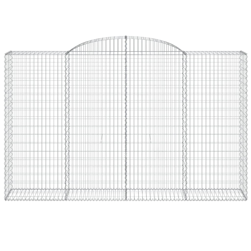 Íves horganyzott vas gabion kosár 300 x 50 x 180/200 cm 3