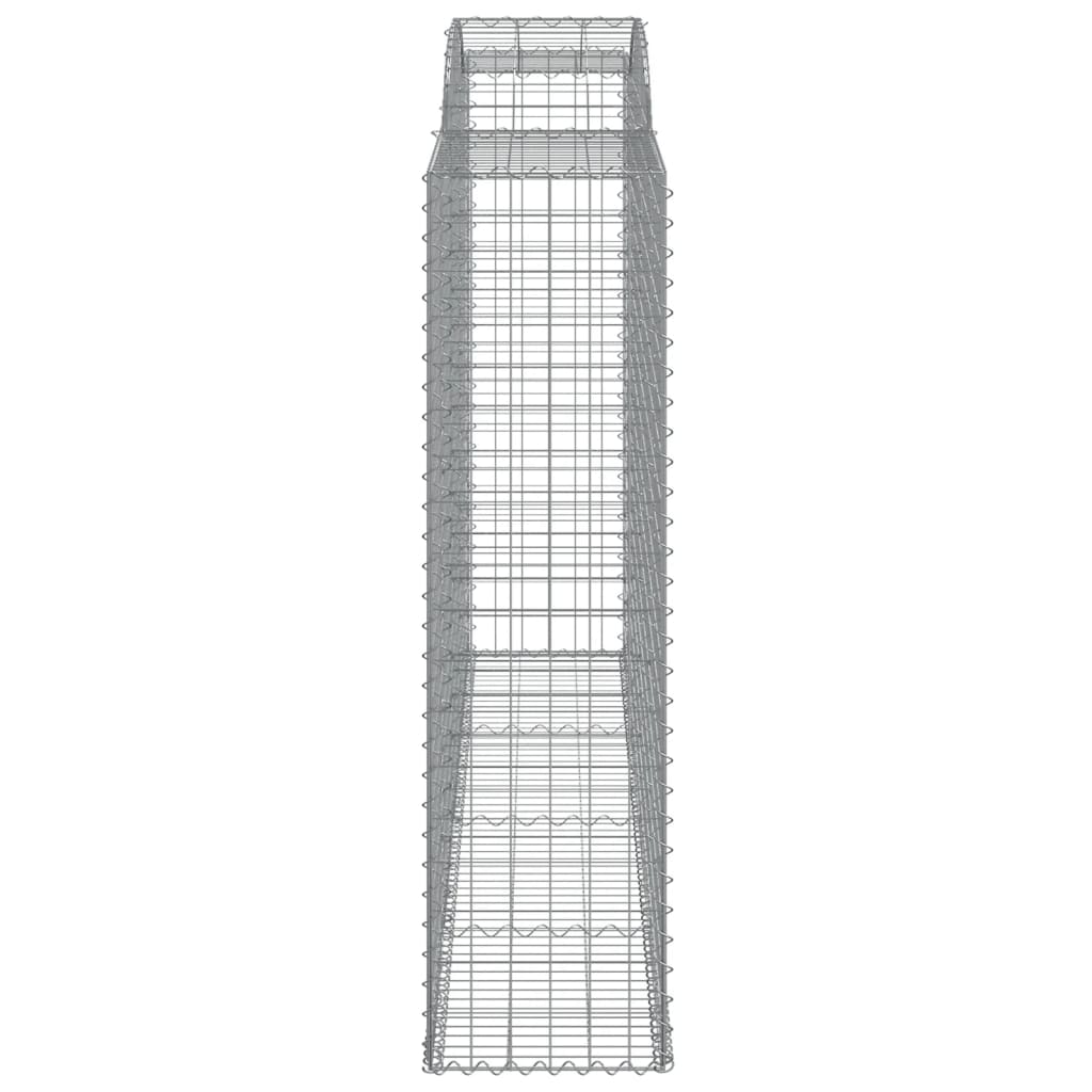 Íves horganyzott vas gabion kosár 300 x 50 x 180/200 cm 4