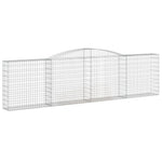 Íves horganyzott vas gabion kosár 400x30x100/120 cm 2