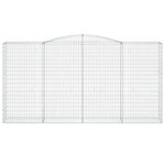 Íves horganyzott vas gabion kosár 400x50x200/220 cm 3