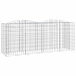 Íves horganyzott vas gabion magaságyás 200x50x100 cm 2