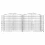 Íves horganyzott vas gabion magaságyás 200x50x100 cm 3