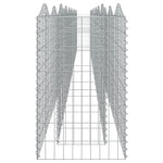 Íves horganyzott vas gabion magaságyás 800 x 50 x 100 cm 4