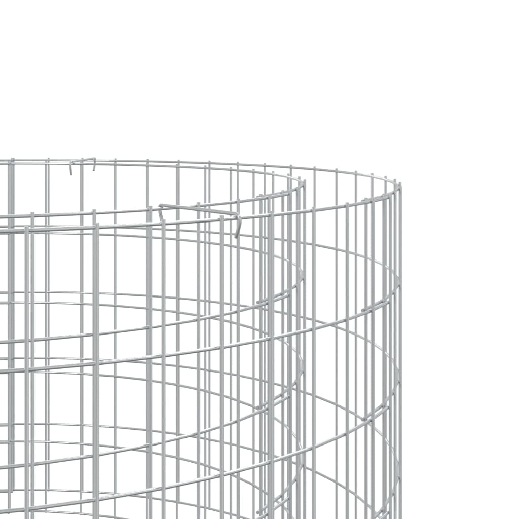 Horganyzott vas gabion tűzrakó Ø 100 cm 4