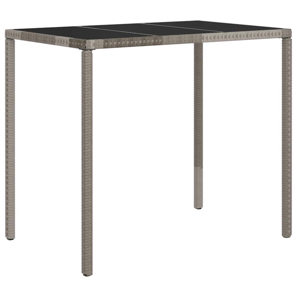 4 részes szürke polyrattan kerti ülőgarnitúra párnákkal 4