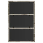 4 részes szürke polyrattan kerti ülőgarnitúra párnákkal 5