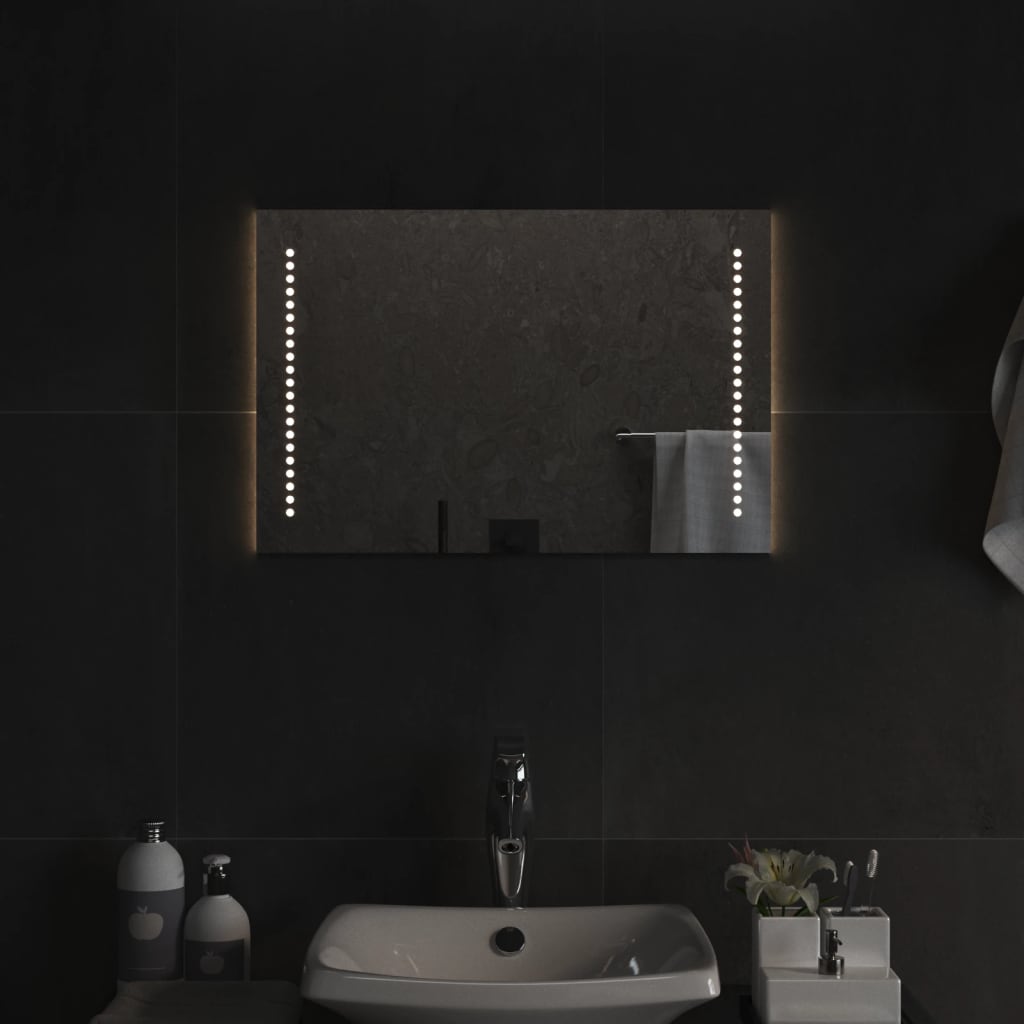 LED-es fürdőszobatükör 40x60 cm