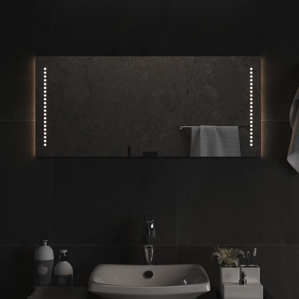LED-es fürdőszobatükör 40x90 cm