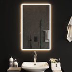 LED-es fürdőszobatükör 50x80 cm 3
