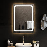 LED-es fürdőszobatükör 60x80 cm