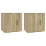 2 db sonoma tölgy fali TV-szekrény 40x34,5x40 cm 2