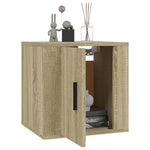 2 db sonoma tölgy fali TV-szekrény 40x34,5x40 cm 9