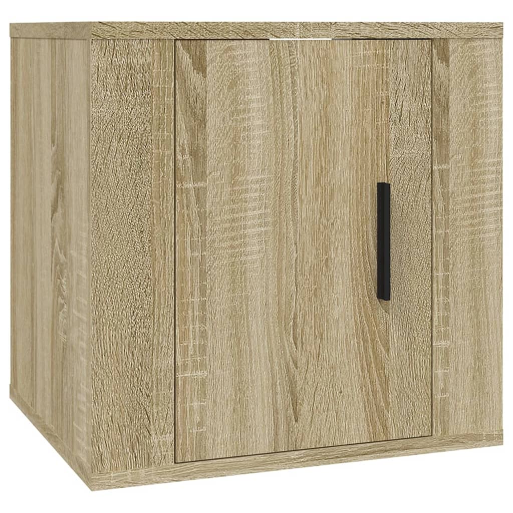 2 db sonoma tölgy fali TV-szekrény 40x34,5x40 cm 4