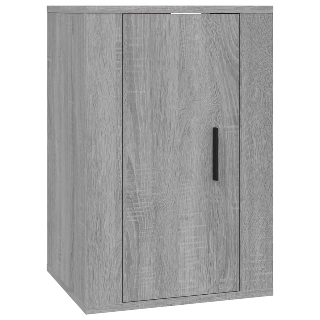 2 db szürke sonoma falra szerelhető TV-szekrény 40x34,5x60 cm 4
