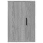 2 db szürke sonoma falra szerelhető TV-szekrény 40x34,5x60 cm 5