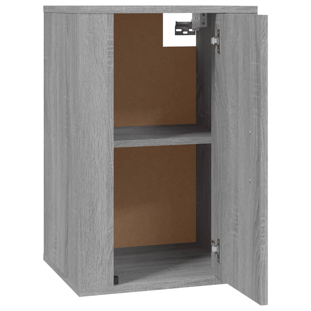 2 db szürke sonoma falra szerelhető TV-szekrény 40x34,5x60 cm 6
