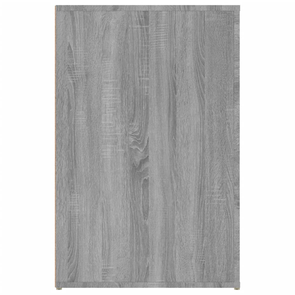 Szürke sonoma színű szerelt fa íróasztal 100x49x75 cm 8