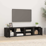 2 db fehér szerelt fa TV-szekrény 80x31,5x36 cm 3