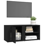 2 db fehér szerelt fa TV-szekrény 80x31,5x36 cm 5