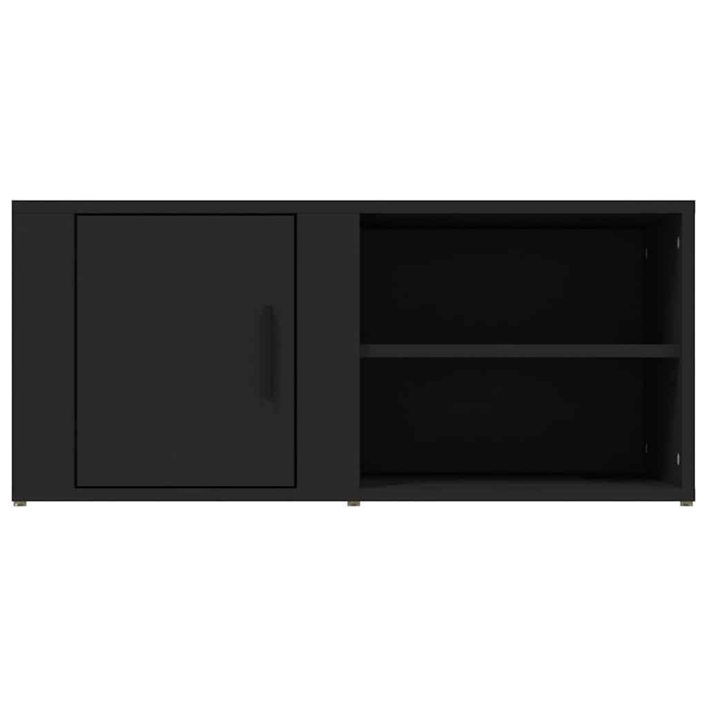 2 db fehér szerelt fa TV-szekrény 80x31,5x36 cm 6