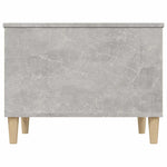 Betonszürke szerelt fa dohányzóasztal 60 x 44,5 x 45 cm 5