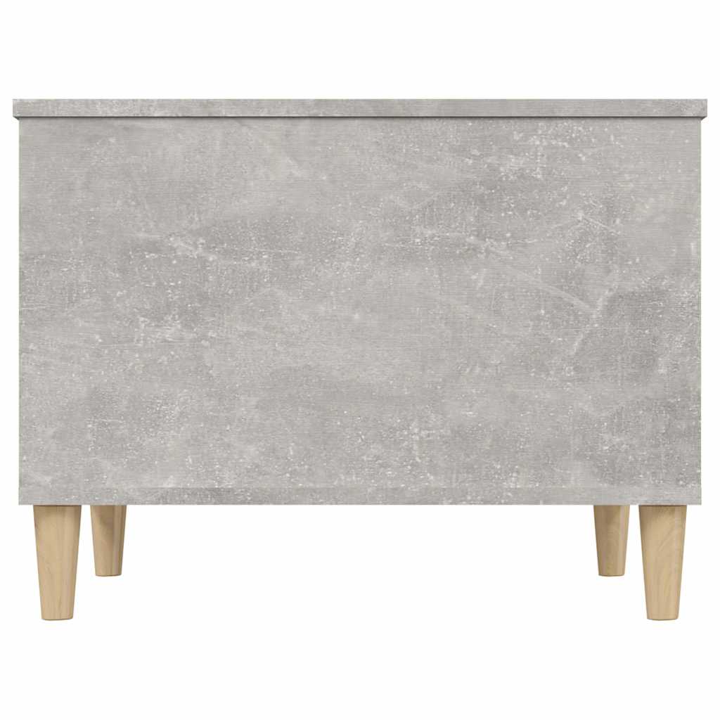 Betonszürke szerelt fa dohányzóasztal 60 x 44,5 x 45 cm 5