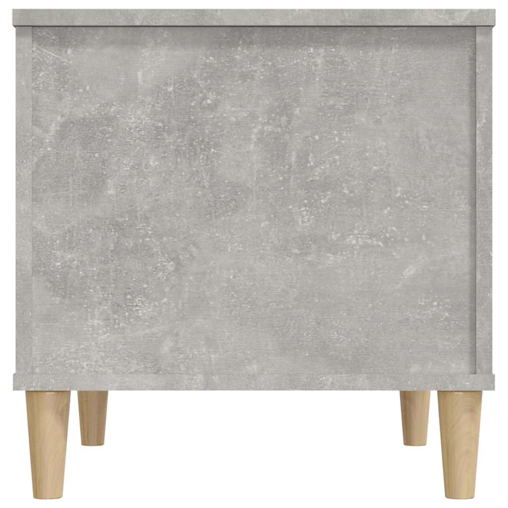 Betonszürke szerelt fa dohányzóasztal 60 x 44,5 x 45 cm 6