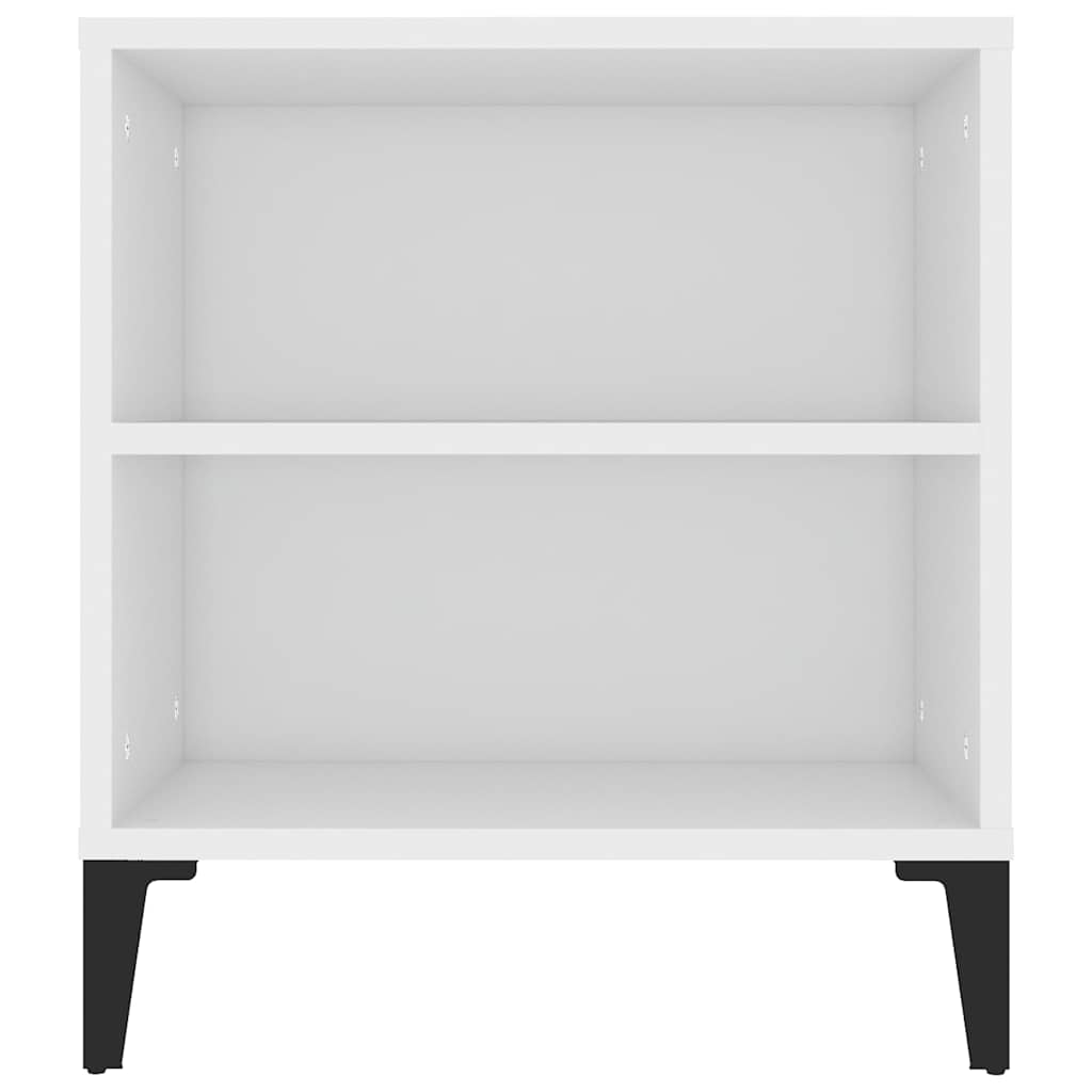 Fehér szerelt fa TV-szekrény 102x44,5x50 cm 8
