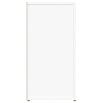 Fehér szerelt fa tálalószekrény 100x30x59,5 cm 7