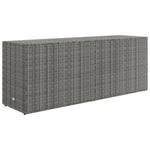 Szürke polyrattan kerti tárolószekrény 198 x 55,5 x 80 cm 6