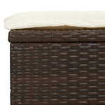 2 személyes barna polyrattan napágy kerek tetővel 211x112x140cm 11