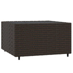 4 részes barna polyrattan kerti ülőgarnitúra párnákkal 7