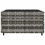 3 részes szürke polyrattan kerti ülőgarnitúra párnákkal 7