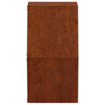 2 db rozsda színű corten acél fali növénytartó 30 x 10 x 25 cm 7