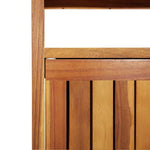 Tömör akácfa kerti tálalóasztal 110 x 35 x 75 cm 8