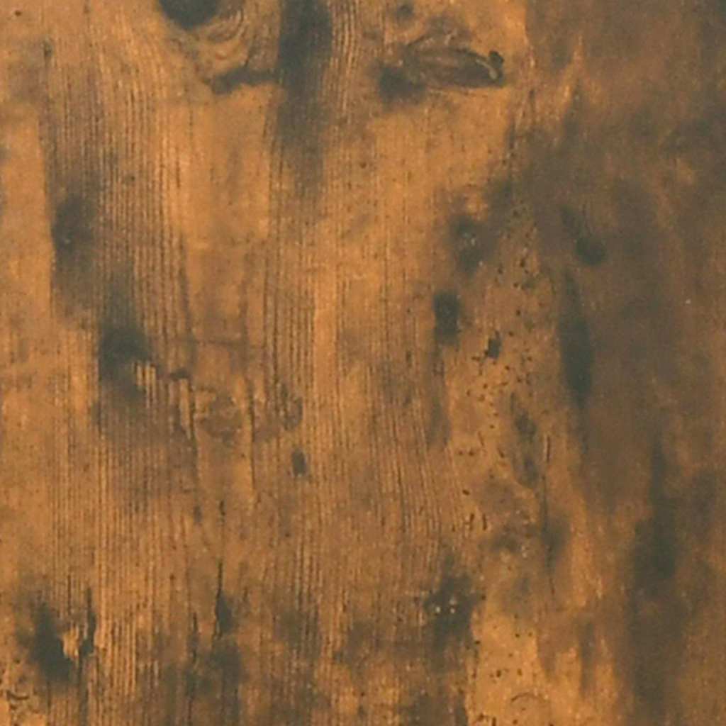 Füstös tölgy színű szerelt fa étkezőasztal 80 x 80 x 75 cm 7