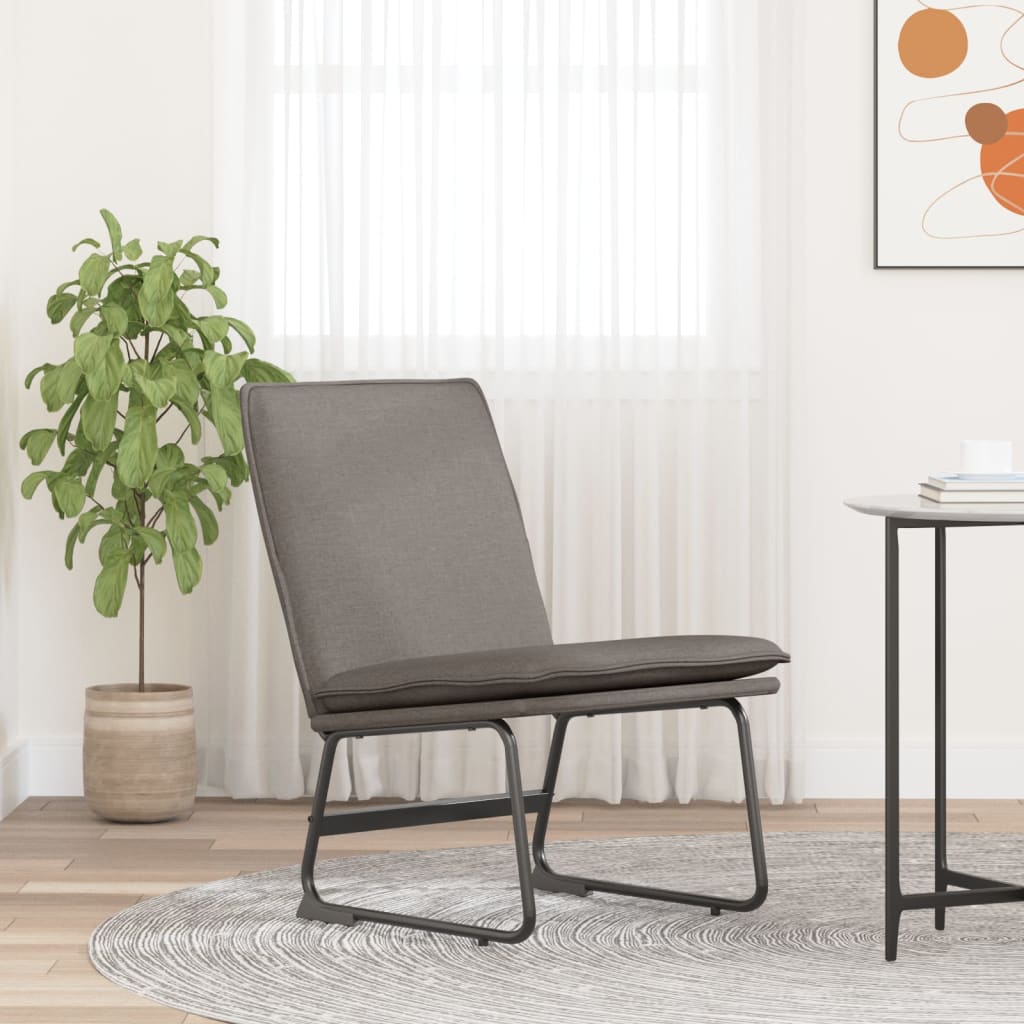 Tópszínű szövet pihenőszék 52 x 75 x 76 cm