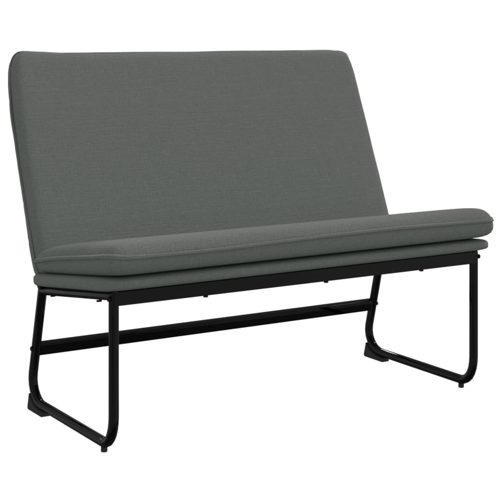 Sötétszürke szövetpad 100 x 75 x 76 cm 2