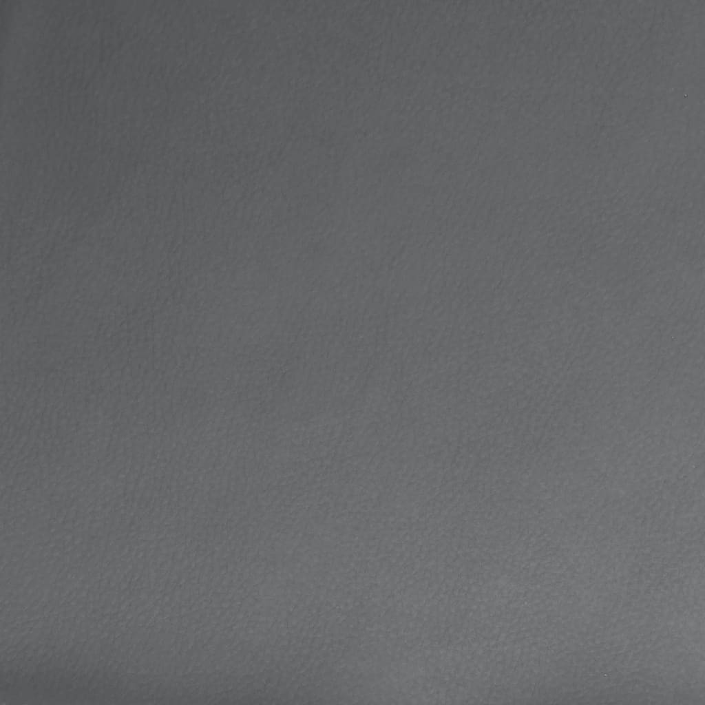 Szürke műbőr pad 100 x 75 x 76 cm 7
