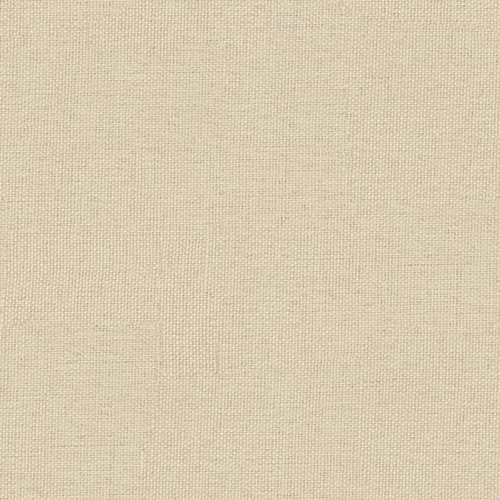 Krémszínű szövet pad 110 x 76 x 80 cm 7