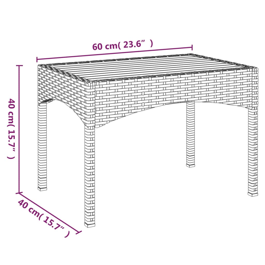 3 részes fekete polyrattan kerti ülőgarnitúra párnákkal 7