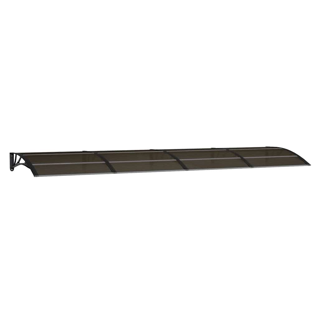 Fekete polikarbonát ajtóelőtető 400 x 100 cm 2